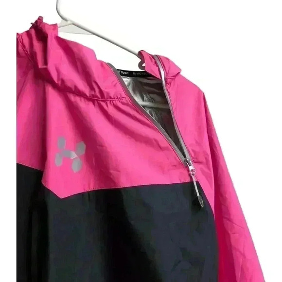 Hot Suit Sauna Jacket Women's Pink Black Large - Picture 3 of 13
